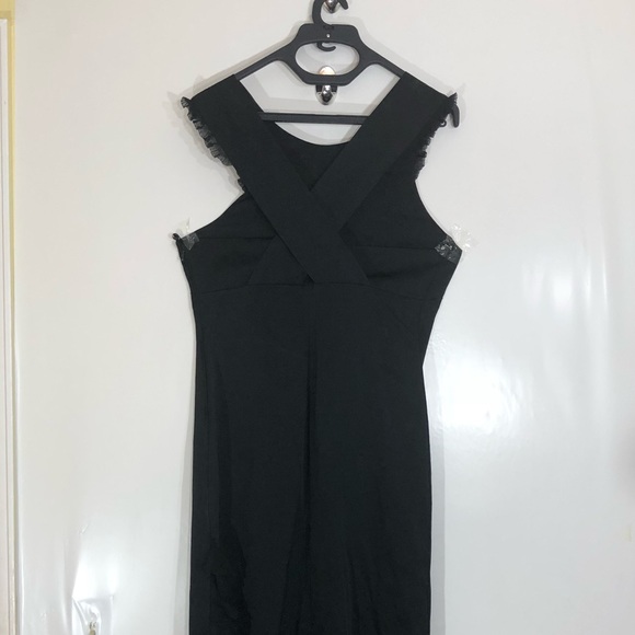 NWT Elizabeth and James Adriene Dress in Black 10 - Picture 8 of 8